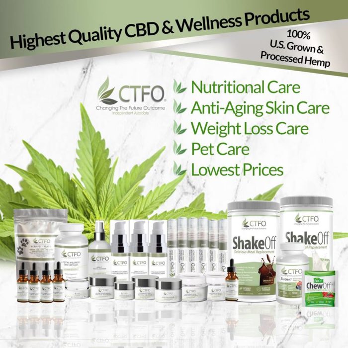 Changing The Future Outcome CBD Oil Product Line. Get a CBD product for whatever issue may have.